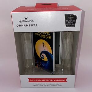 Hallmark Disney Nightmare Before Christmas VHS Christmas Ornament